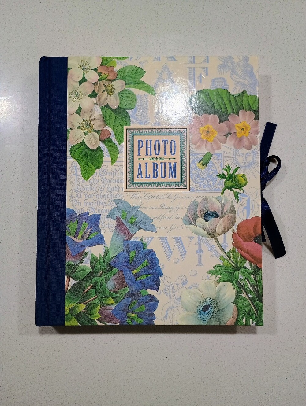 Vintage Michel Publishing Floral Photo Album Designed by Deborah Michel 1995